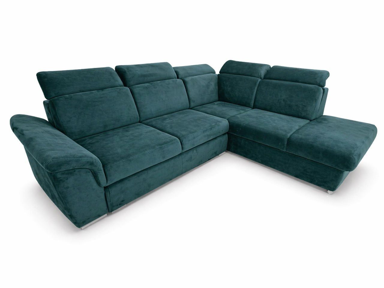 Ecksofa Veluro Lux Komfort L-Form mit verstellbaren Kopfstützen Sofort