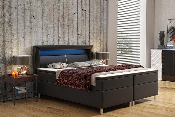 Boxspringbett Box Bett Spring Bett Polsterbett Lederbett Betten Doppelbett