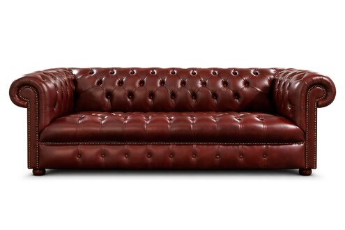 Chesterfield Sofa 3 SITZER Polster Designer Couchen 100% Leder Sofort