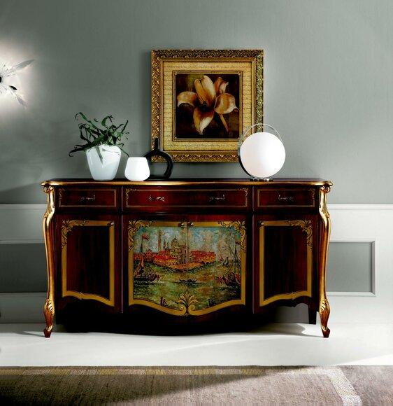 Design Möbel Luxus Barock Buffet Kommode Anrichte xxl Design Italienische