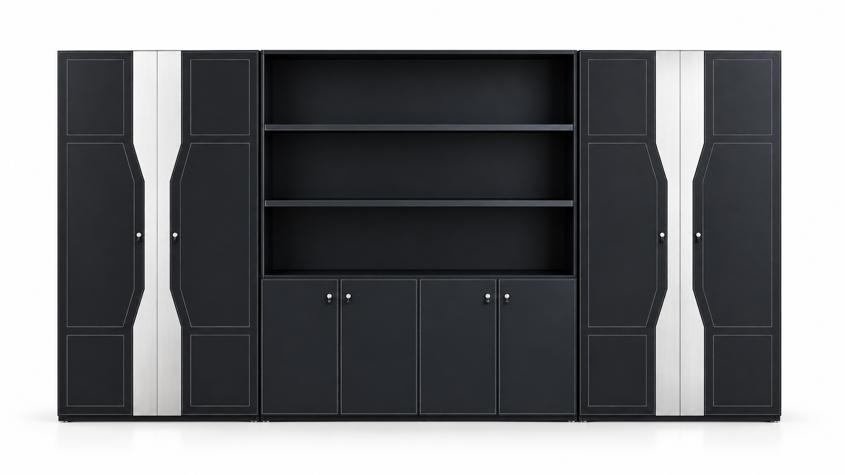 Moderne Holzregal für Büro und Kanzlei in elegantem Design Sofort
