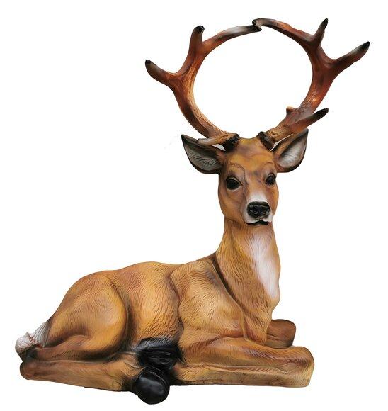Designer Hirsch Abstrakte Figur Moderne Figuren Dekoration Garten Skulpturen Neu