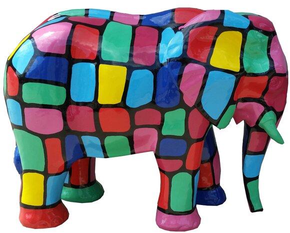 Designer Figur Figuren Dekoration Statue Moderne Elefant Deko Garten Skulpturen