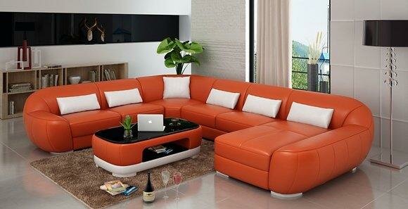 Modernes Designer Ecksofa Sofa Couch Wohnlandschaft Sitz Gruppe