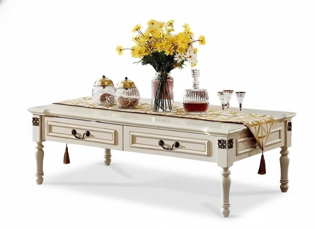 Luxus Couchtisch aus Holz – Klassisches Design fürs Wohnzimmer Sofort