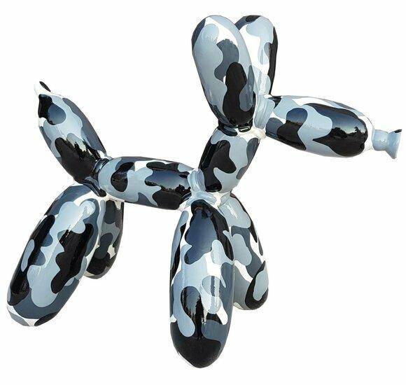 Design Figuren Frauen Skulpturen Moderne Abstrakte Balon Hund Deko Neu