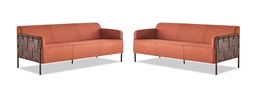 Sitzmöbel 3-Sitzer Couch Modern Sofa-Set Dreisitzig Sofagarnituren Leder