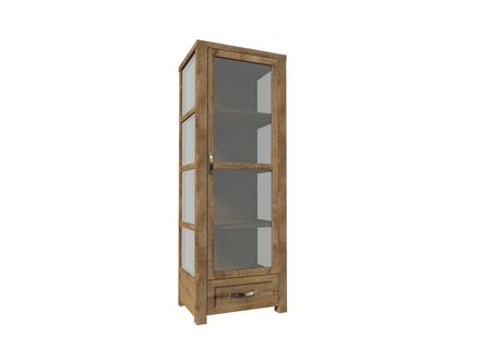 Vitrine Glasvitrine Küchenbuffet Vitrinenschrank Regalschrank Anrichte Sofort