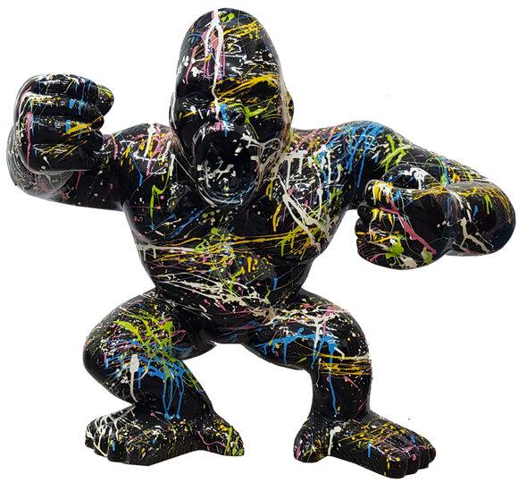 Designer Figur Statue Moderne Statuen Dekoration Deko Gorilla Garten Neu