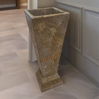 Vase Große Raum Dekoration Blumen Vasen Kübel Antik Stil Deko Obst 36 cm Sofort