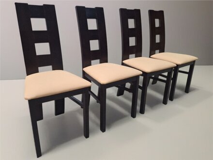 4x Esszimmerstühle aus Öko-Leder Komfort und Stil für jedes Zuhause Sofort