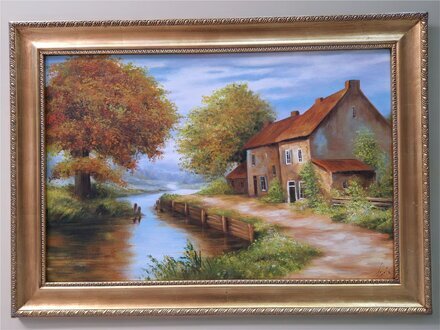 Abstraktes Ölgemälde in Premiumqualität – verleiht jedem Raum eine stilvolle Note Sofort