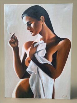 Hochwertige Ölgemälde im zeitgenössischen Stil, detailgenau Sofort