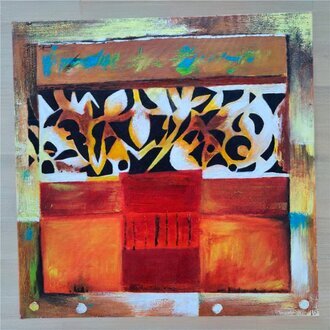 Modernes abstraktes Ölgemälde, handgemalt auf hochwertiger Leinwand Sofort