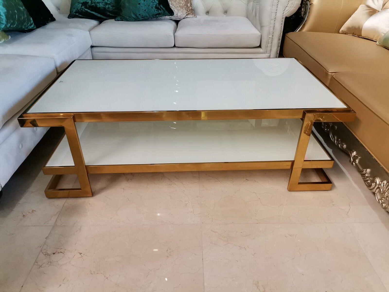 Designer Couchtisch Weiß Couchtisch Wohnzimmer Möbel Tisch Sofort Lieferbar
