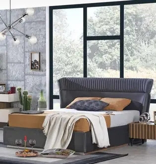 Bett Schlafzimmer Möbel Einrichtung Doppelbett Betten Polster 160x200