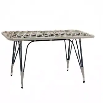 Couchtisch Terrasse Design Tische Möbel Tisch Luxus Beistelltisch Rattan Modern