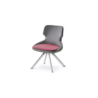 Bürostuhl Modern Schwarz Bordeaux Arbeitszimmer Flur Diele Foyer Büro
