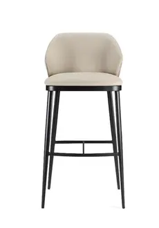 Stuhl Esszimmerstuhl Küchenstuhl Lederstuhl Holz Stoff Modern Beige Stuhl
