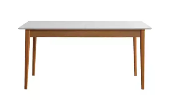 Tisch Designer Esstisch Weiß Modern Komfortable Esszimmermöbel Holztischplatte