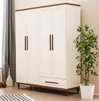 Weiß Kleiderschrank Schlafzimmer Schrank Einrichtung Luxus Möbel Schränke