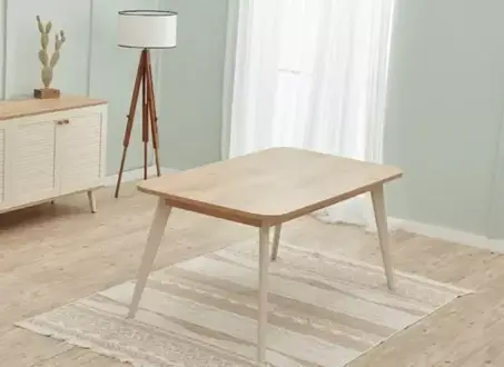 Holzmöbel Esstisch Esszimmer Einrichtung Beige Tisch Luxus Möbel Tische