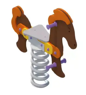 Schaukelwippe Wippgerät Wippe Schwingwippe Kinderwippe Spielplatz Wippen Pferd