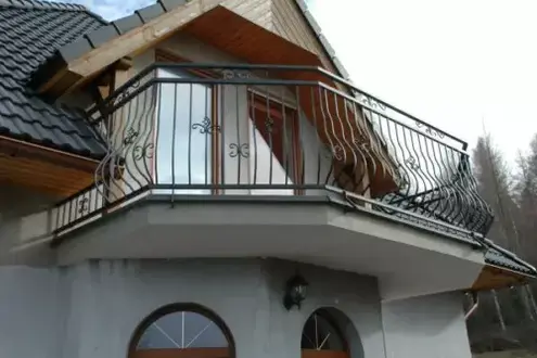 Klassisches Außengeländer Balkongeländer , Treppengeländer, Geländer Modell #157