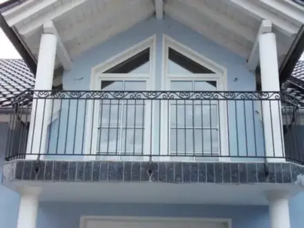 Klassische Geländer Handgefertigte Balkon Treppen Schmiedezaun Zaun 1lfm #381