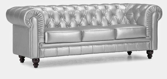 Chesterfield Sofa 3 SITZER Polster Designer Couchen Sofas Garnitur