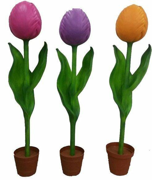 Laden Dekoration Garten Tulpe Figur Statue Skulptur Deko Statuen Figuren