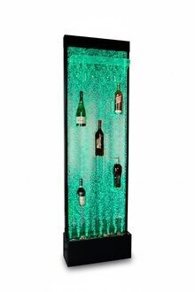Wasser Wand Säule Water Wall Regal Bar Schrank Möbel LED Beleuchtet Sofort