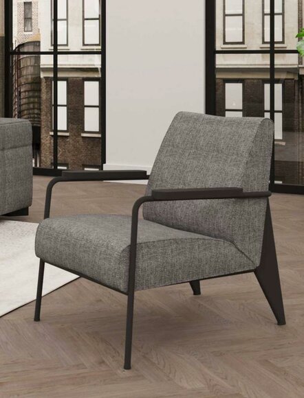 Bequemer Grauer Sitzsessel