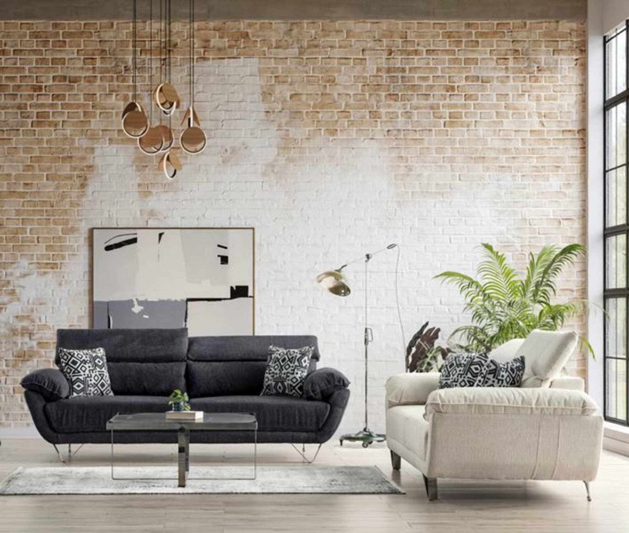Gemütliche 3+3 Relax-Couch für Ihr Zuhause
