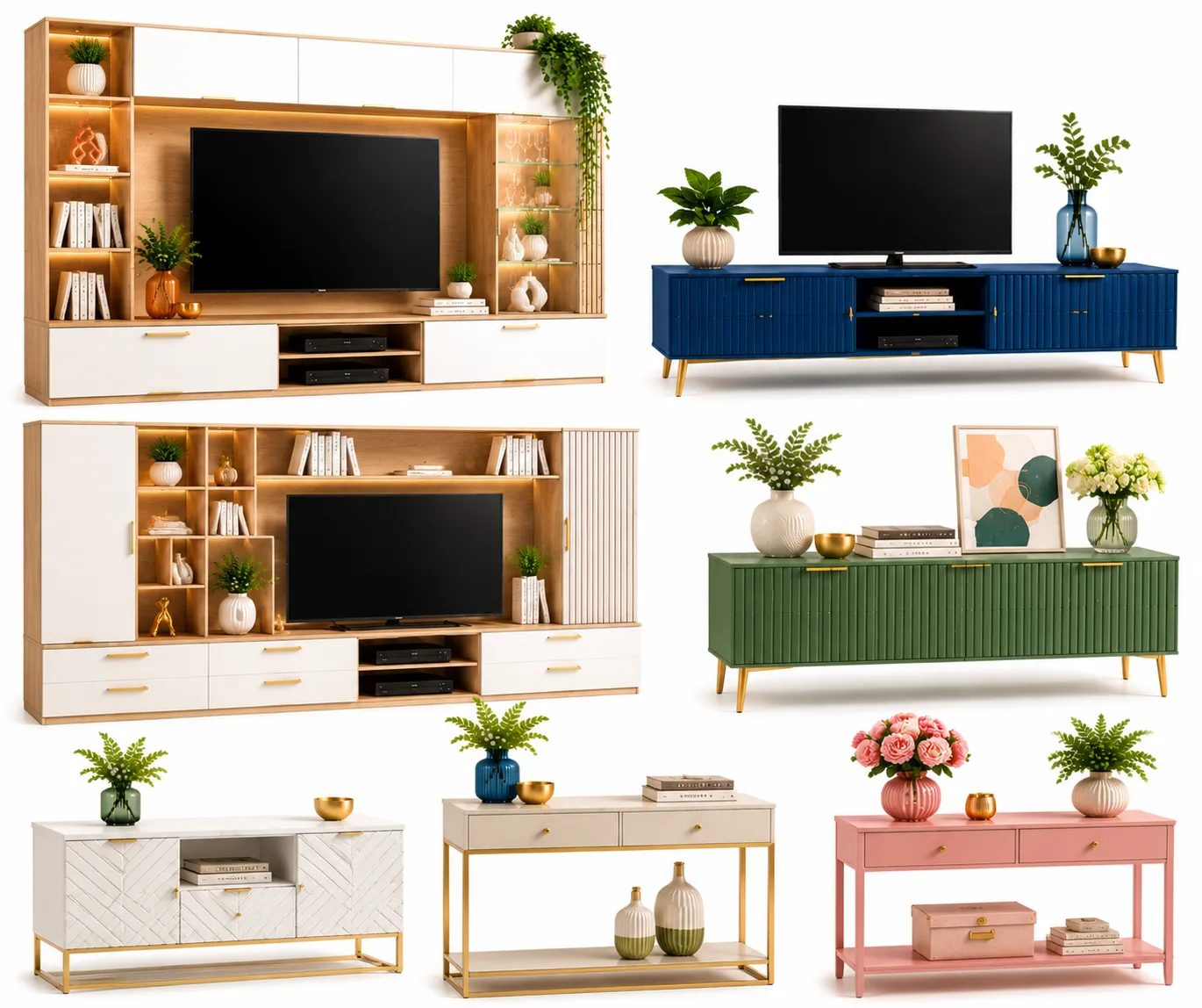 Wohnwände / Konsolen