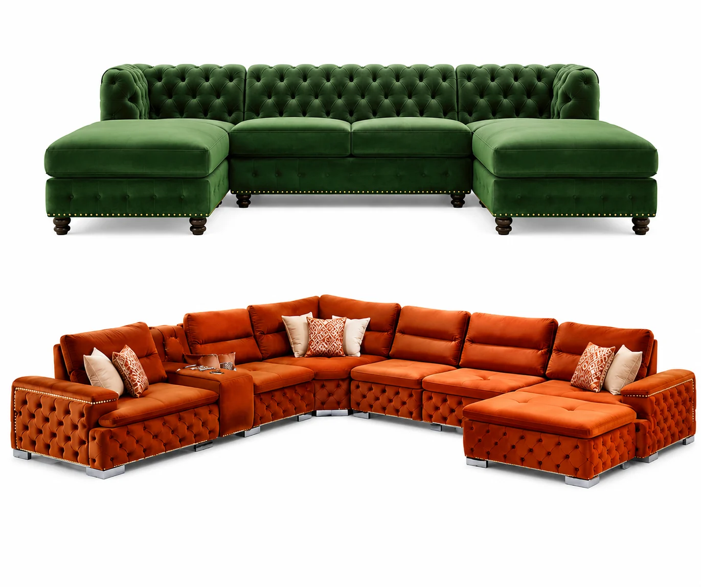 U-Form Wohnlandschaft
