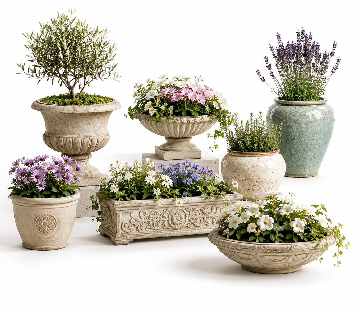 Schalen Vasen Blumenkasten