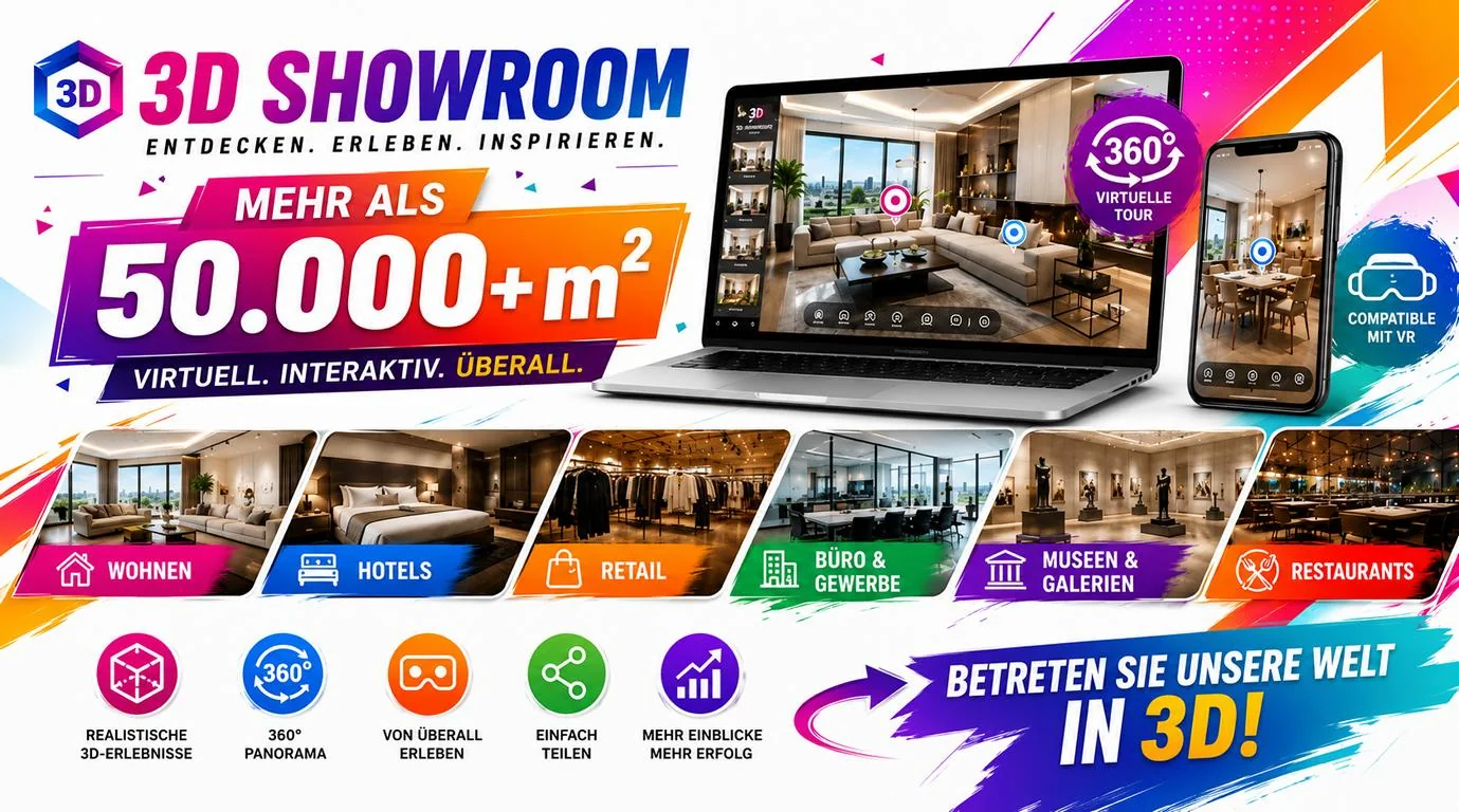 Virtueller Moebel-Showroom - Polster- und Korpusmoebel digital erleben mit JVMoebel