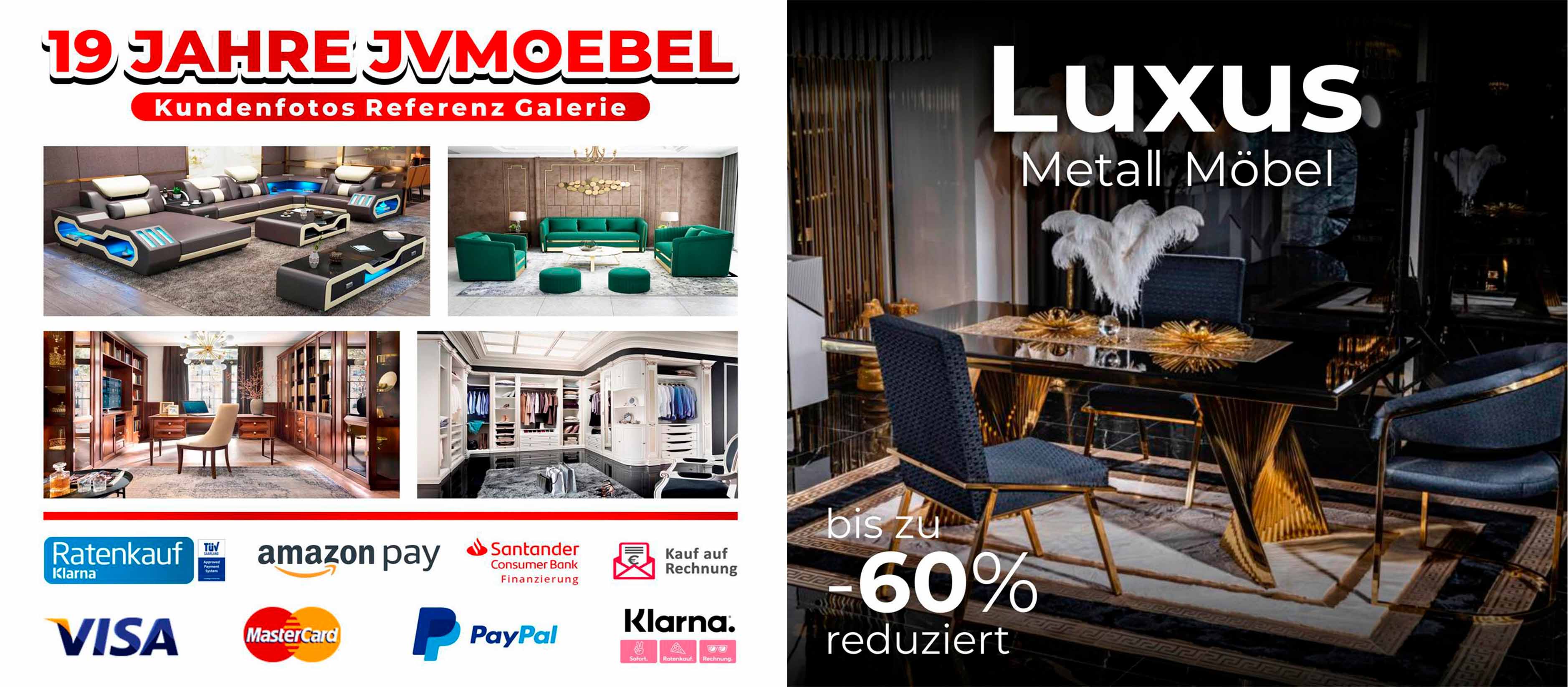 Luxus Moebel aus Metall & Edelstahl