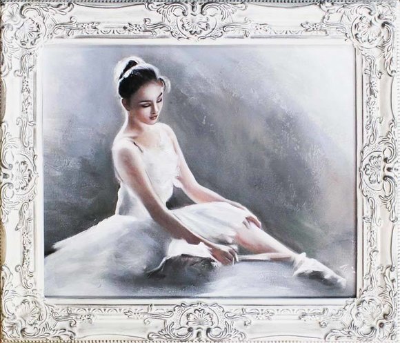 Ballett Russland Bild Theater Echte Handarbeit Rahmen Öl Gemälde Bilder G17077 