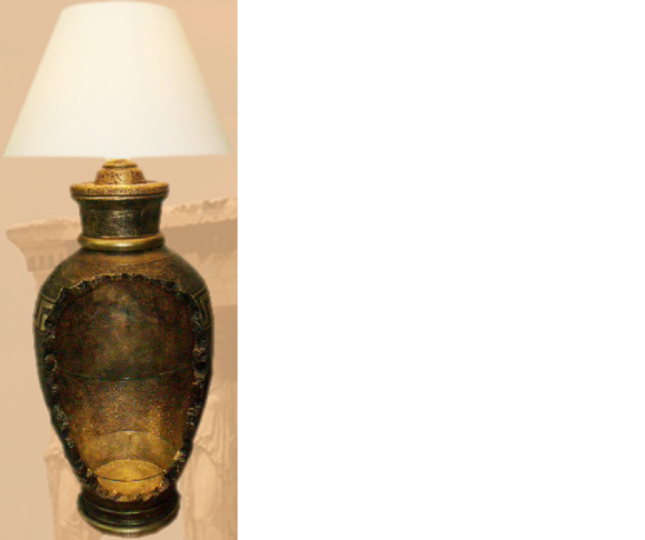 Stehlampe Stehleuchte Leuchte Vase Designer Antik Stand Leuchten Design