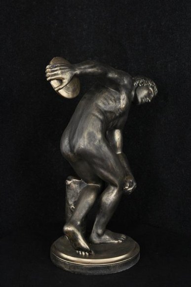 Griechische Figur Diskus Werfer Skulptur Olymp Sport Statuen Abstrakt Figuren 